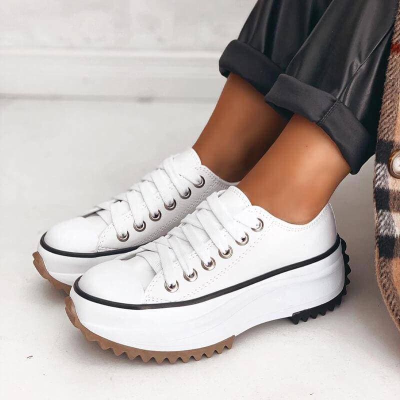 Comfortable platform sneakers for women
