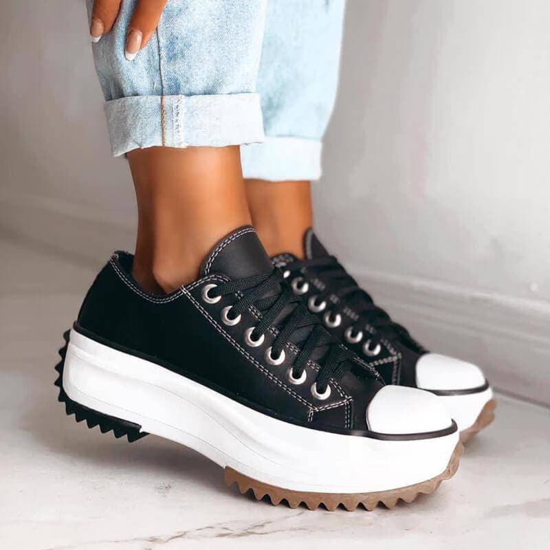 Comfortable platform sneakers for women