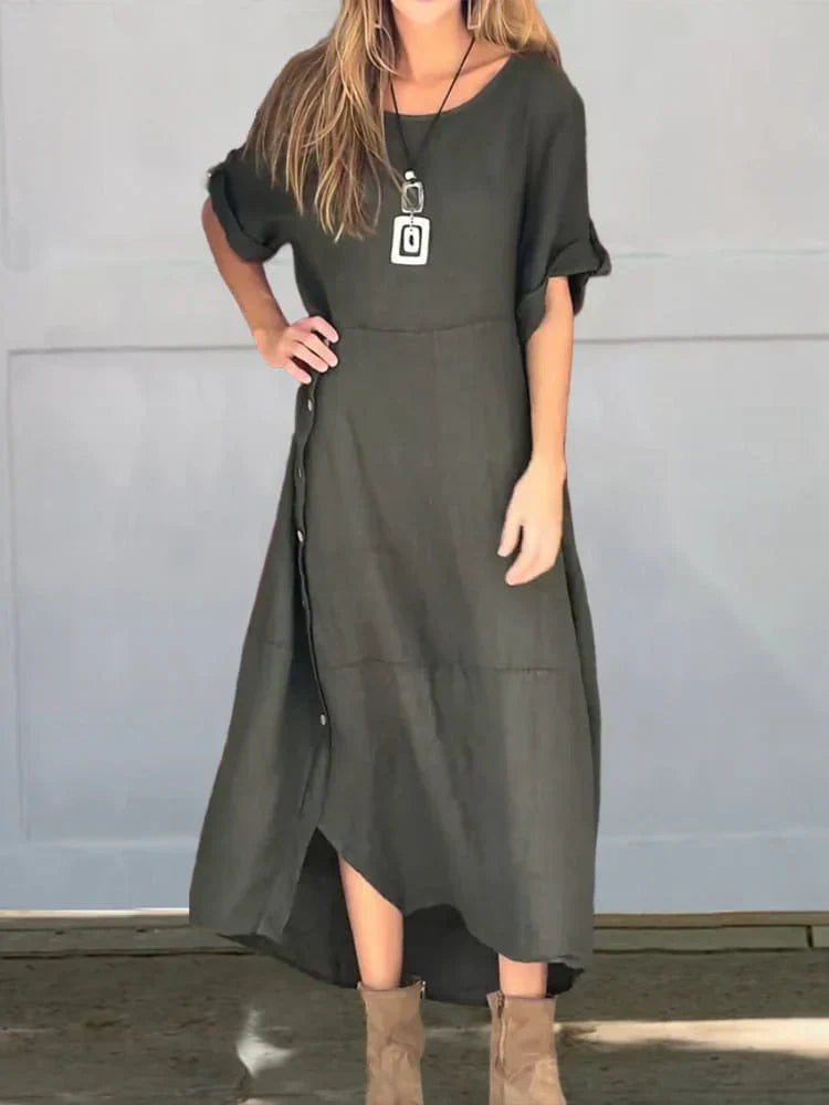 Valenzora | Linen Cotton Dress