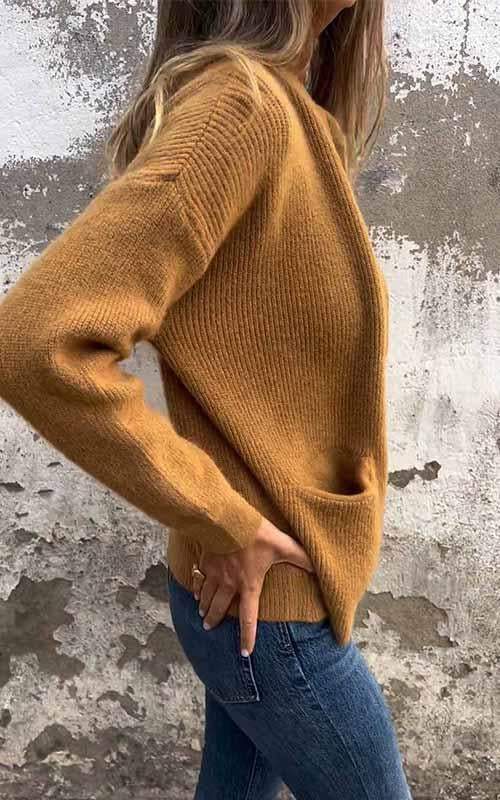 Valenzora | Superweicher, warmer Cardigan mit Reißverschluss
