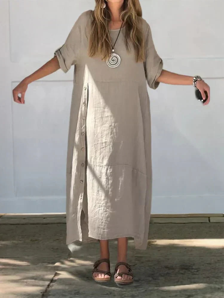 Valenzora | Linen Cotton Dress