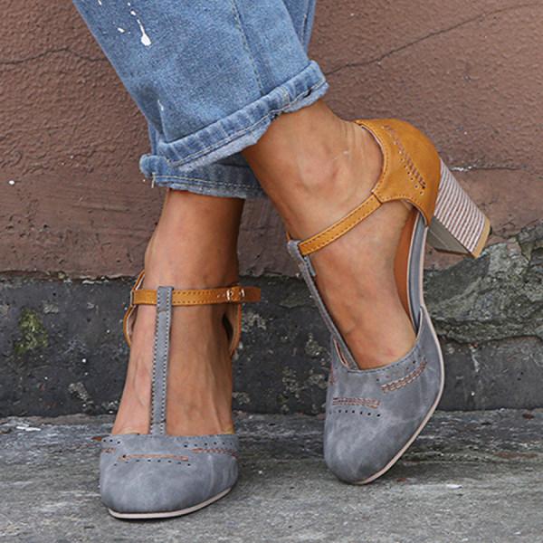 Valenzora | Retro high-heeled sandals