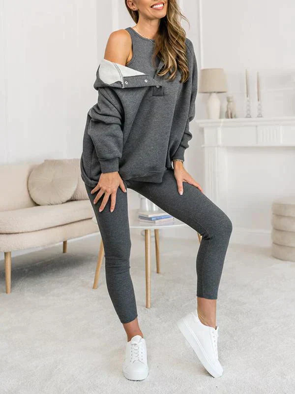 Fillie™ - Kapuzen-Sweatshirt-Anzug