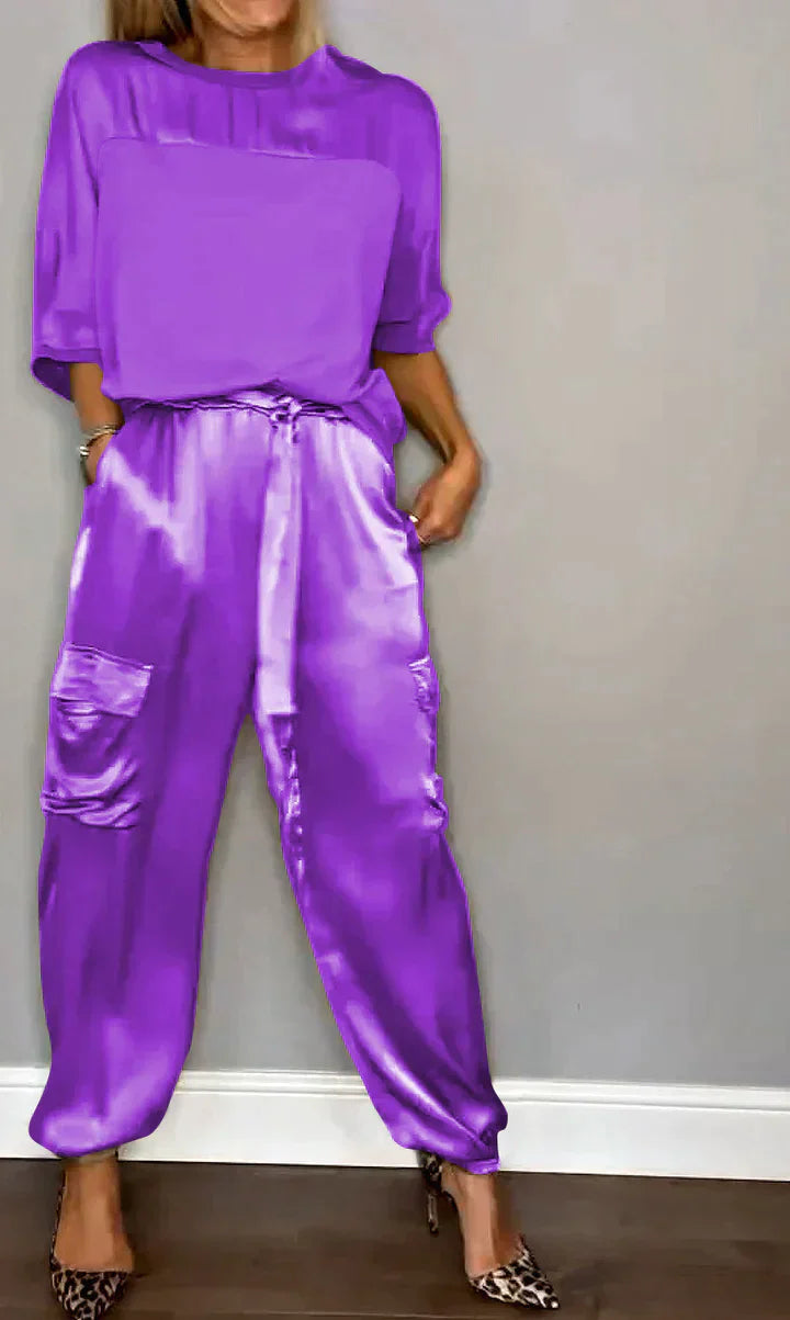Valenzora | Satin-Jumpsuit