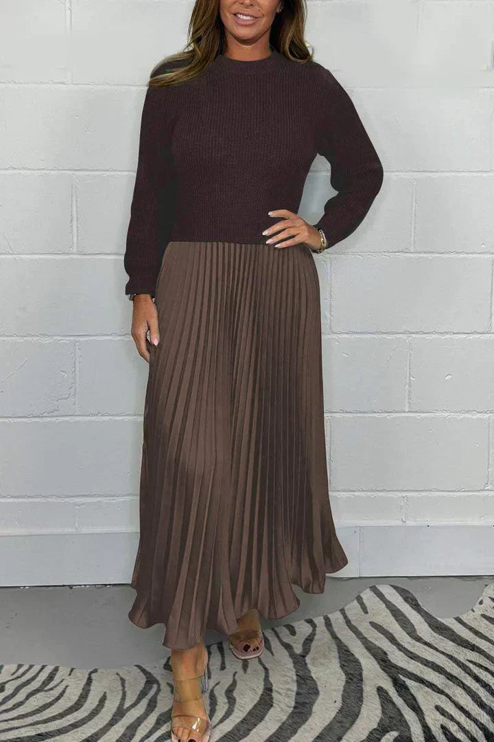 Valenzora | Elegant 2-in-1 dress-sweater