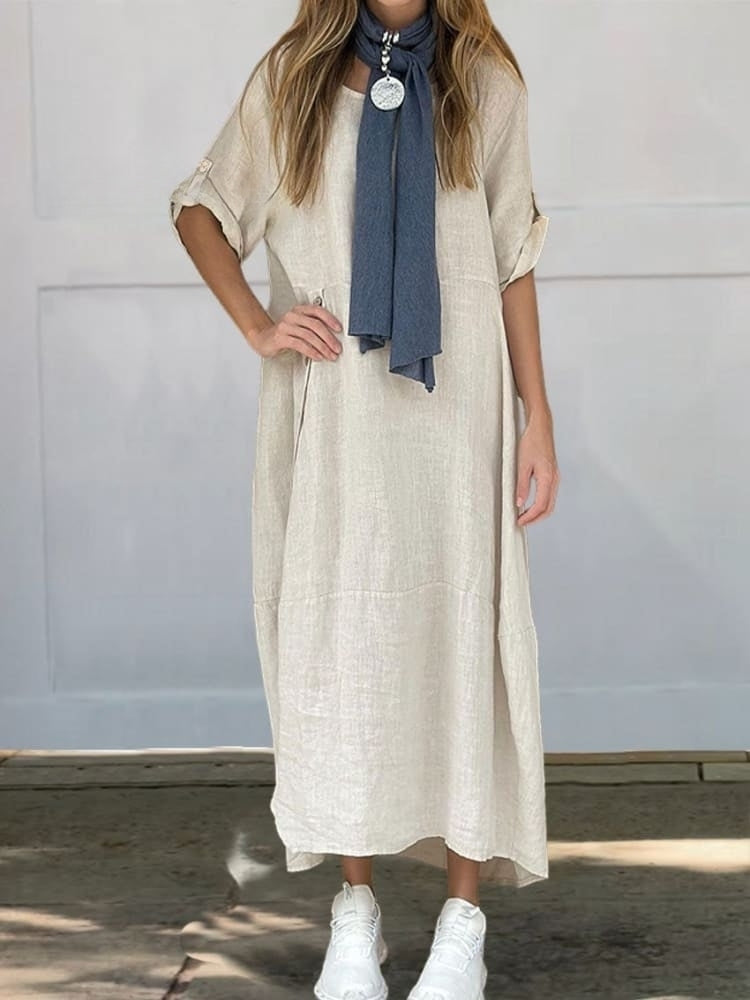 Valenzora | Linen Cotton Dress