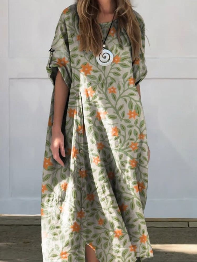 Valenzora | Linen Cotton Dress