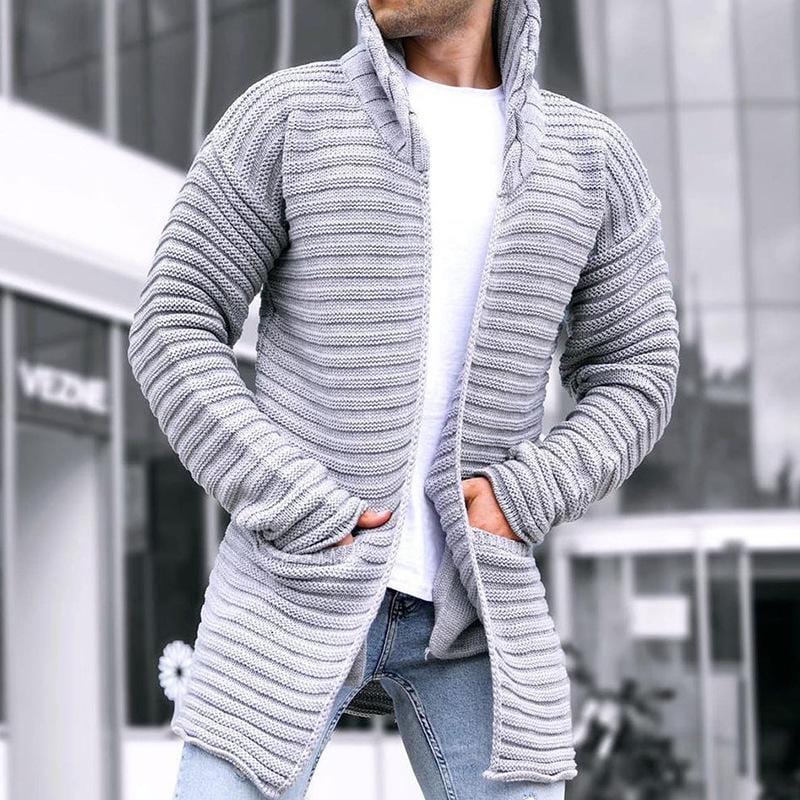 Valenzora | Cardigan with stand-up collar