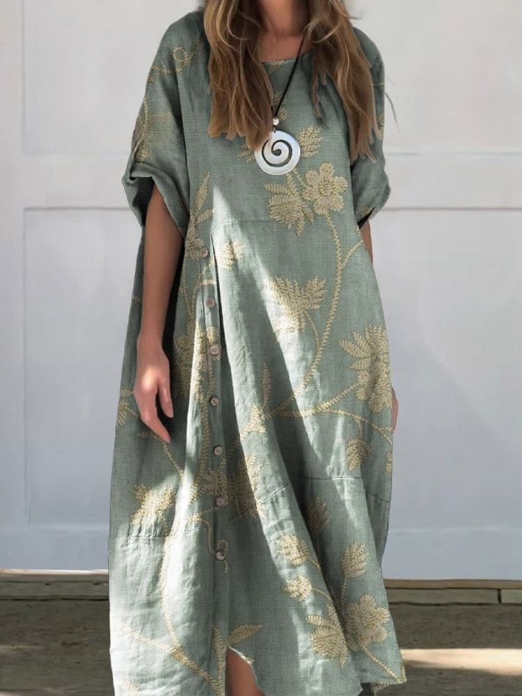 Valenzora | Linen Cotton Dress