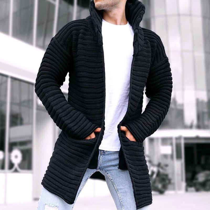 Valenzora | Cardigan with stand-up collar