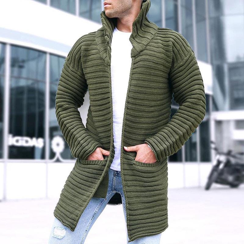 Valenzora | Cardigan with stand-up collar