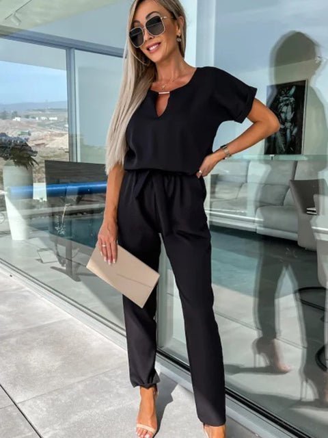 Valenzora | Jumpsuit with knot