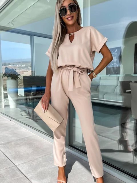 Valenzora | Jumpsuit with knot