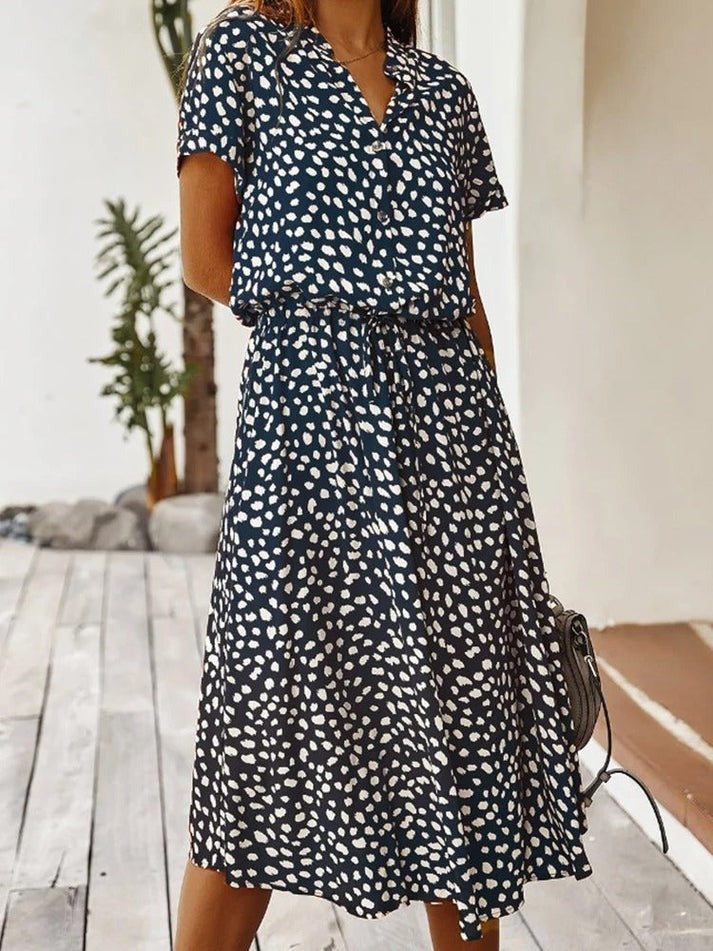 Valenzora | Fließendes Boho-Kleid
