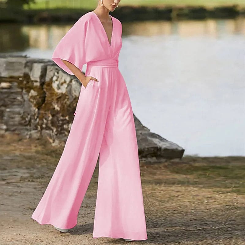 Elegant V-neck jumpsuit