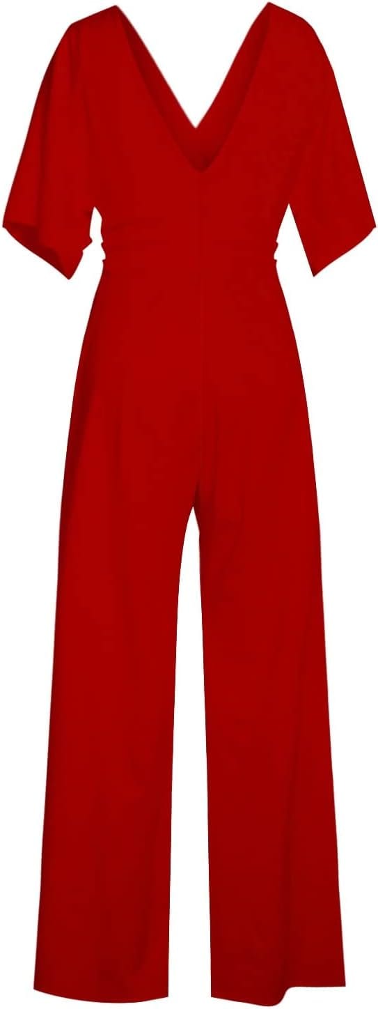 Elegant V-neck jumpsuit