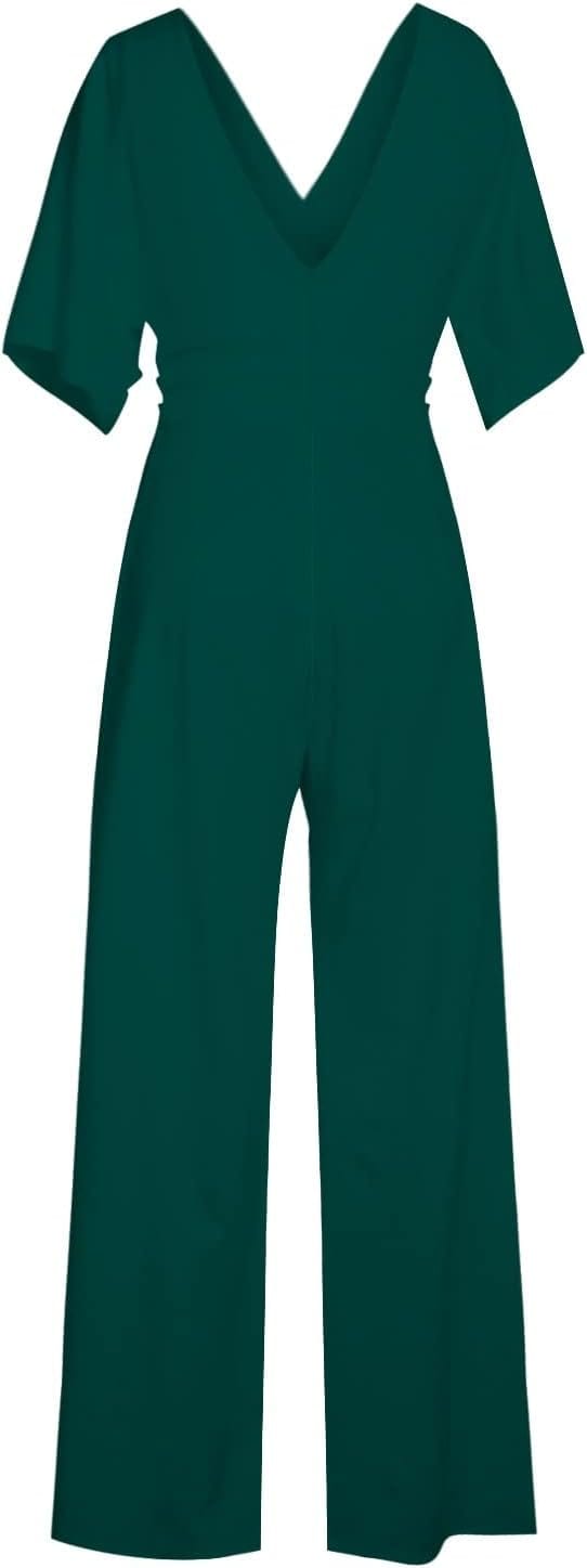 Elegant V-neck jumpsuit