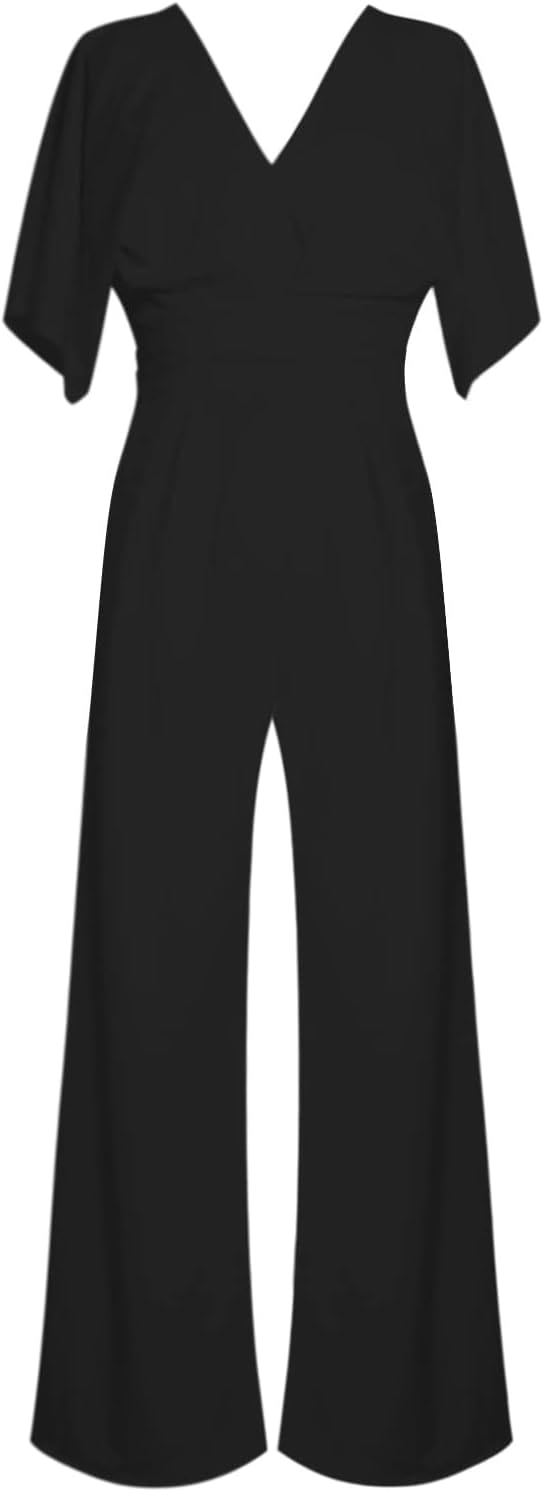 Elegant V-neck jumpsuit