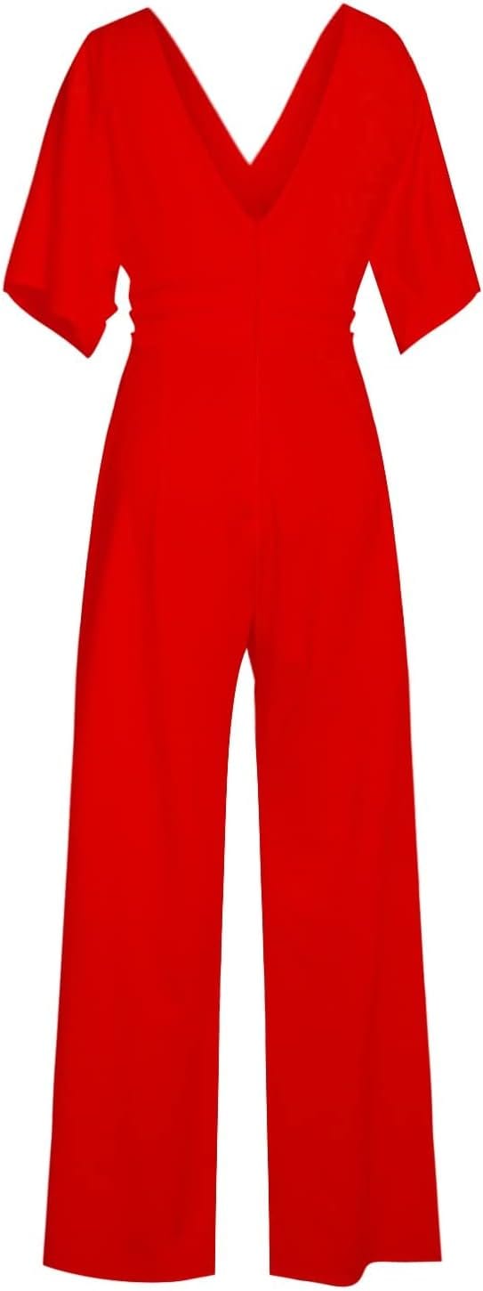 Elegant V-neck jumpsuit