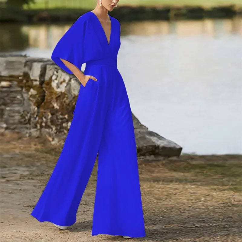 Elegant V-neck jumpsuit