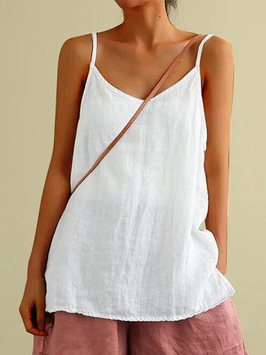 Valenzora | Airy linen long top for women