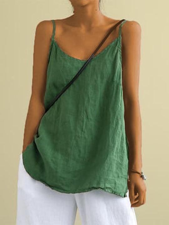 Valenzora | Airy linen long top for women