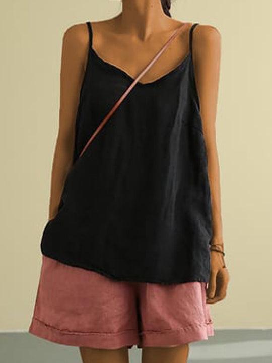 Valenzora | Airy linen long top for women