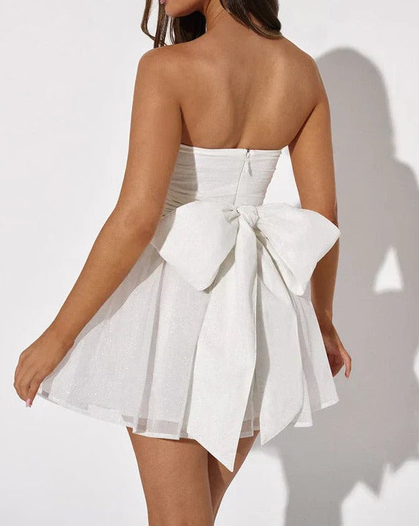 Valenzora | Short Party Dress with Glitter
