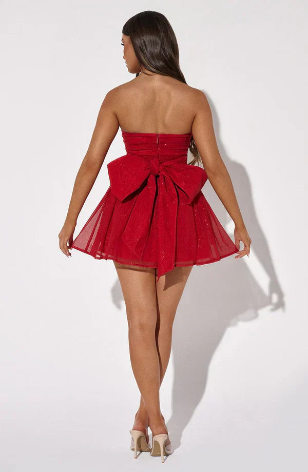 Valenzora | Sexy trägerloses Minikleid