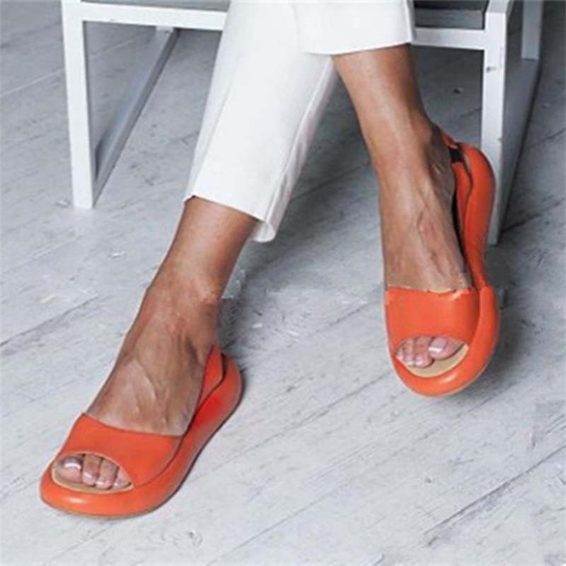 Valenzora | Comfortable flat sandals with open toe and non-slip sole