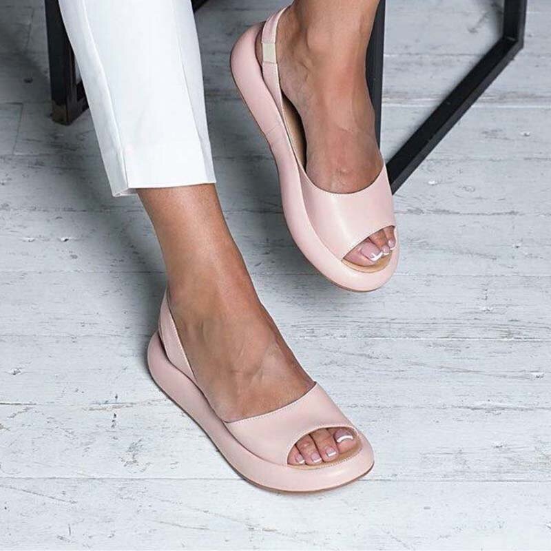 Valenzora | Comfortable flat sandals with open toe and non-slip sole