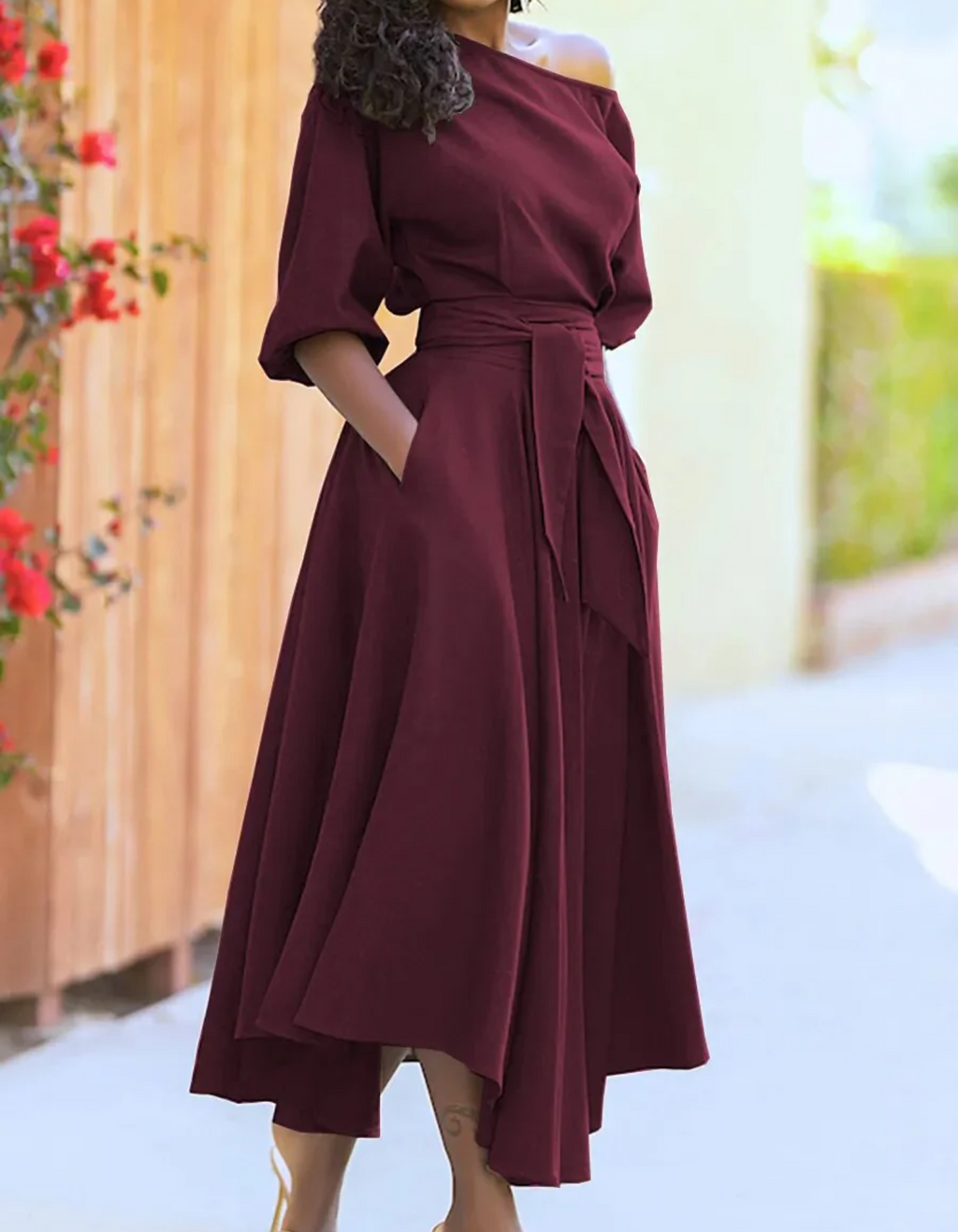 Valenzora | Formal Elegant Midi Dress