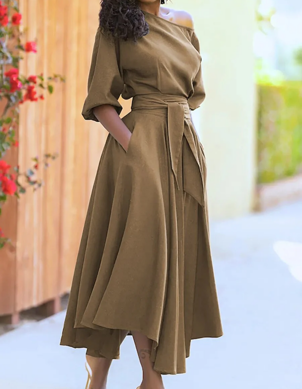Valenzora | Formal Elegant Midi Dress