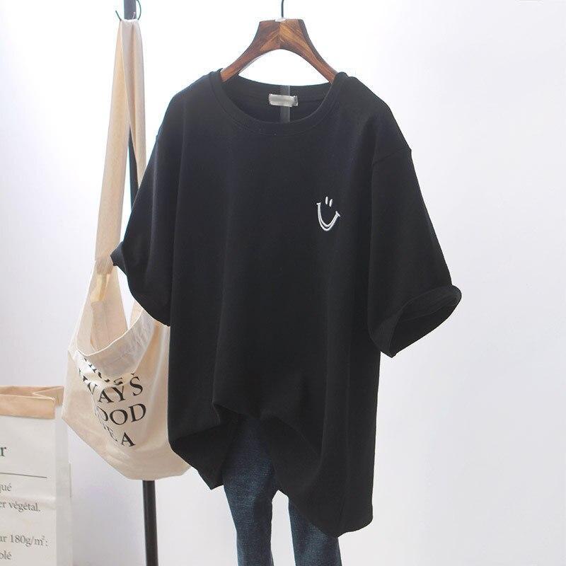 Valenzora | Damen-T-Shirt mit Smiley-Gesicht
