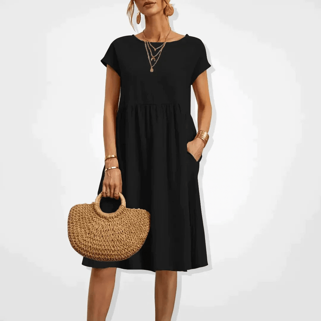 Valenzora | Women's Dress Stylish Midi Dress Summery Elegance