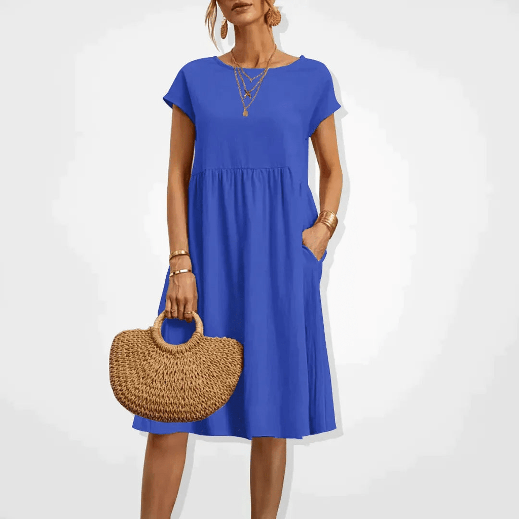 Valenzora | Women's Dress Stylish Midi Dress Summery Elegance