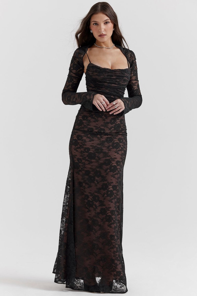 Valenzora - Elegantes Korsett-Bodycon-Kleid für Damen mit Schnürung in der Taille