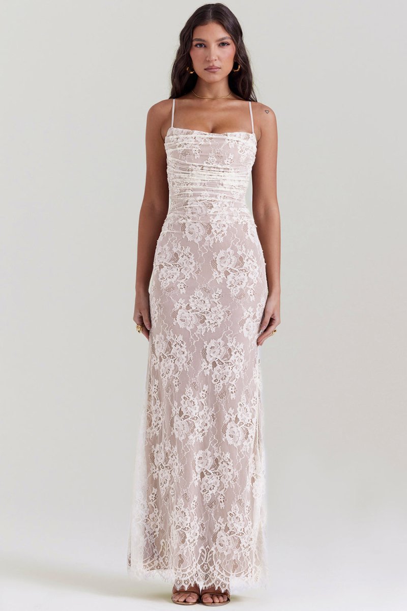 Valenzora | With Floral Lace and Shoulder-On Design for Women