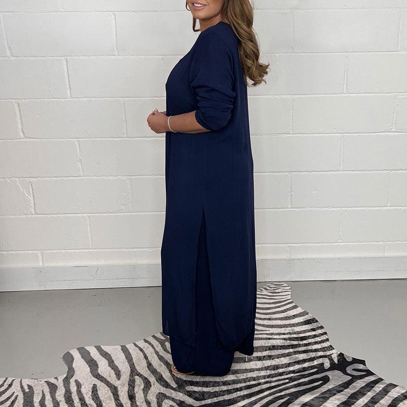 Valenzora | Set bestehend aus langem Oberteil und passender Hose für die Freizeit
