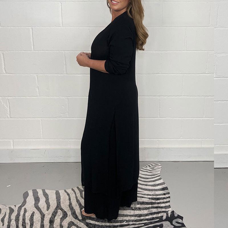 Valenzora | Two-piece leisure suit with long top and matching trousers