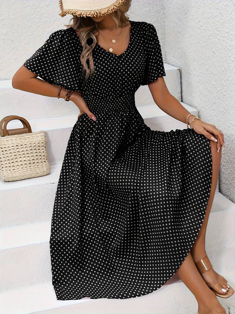 Valenzora | Airy midi summer dress Chic