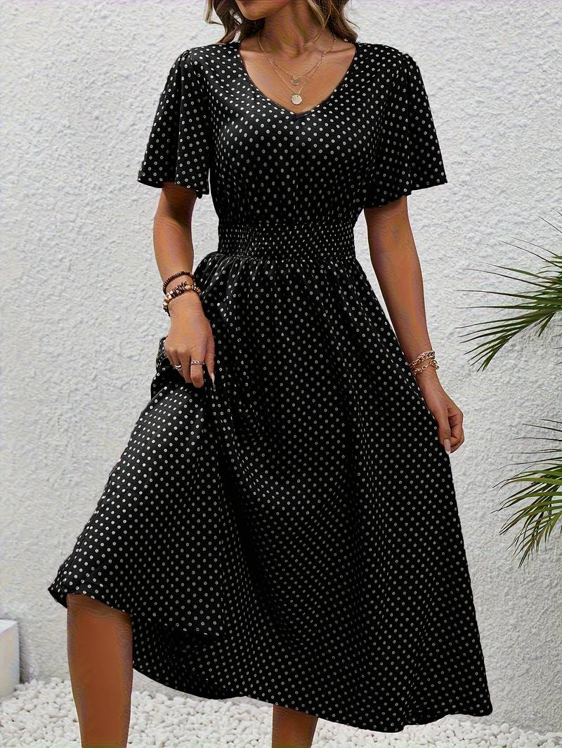 Valenzora | Airy midi summer dress Chic