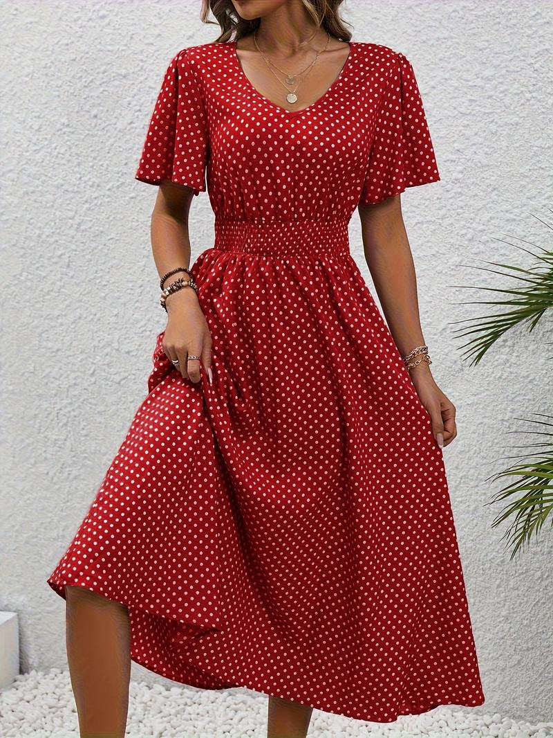 Valenzora | Airy midi summer dress Chic