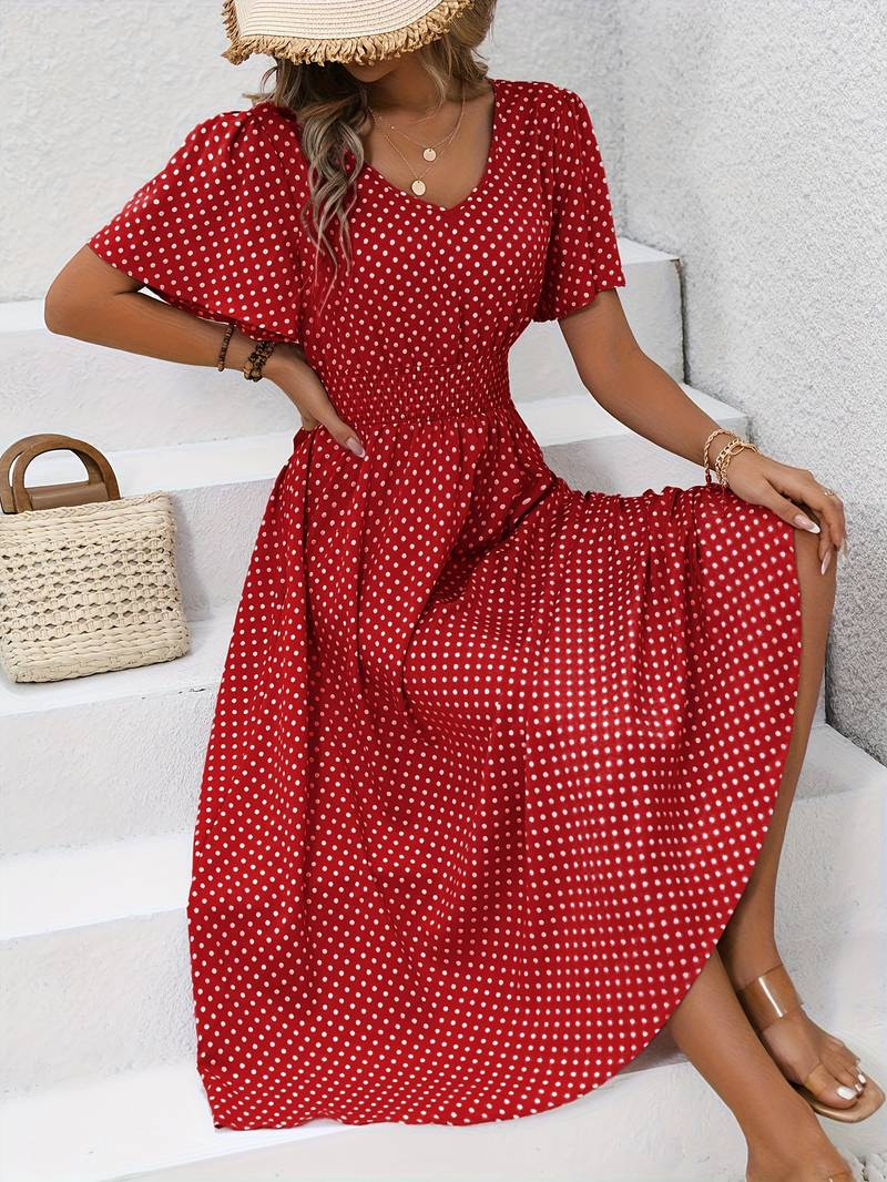 Valenzora | Airy midi summer dress Chic