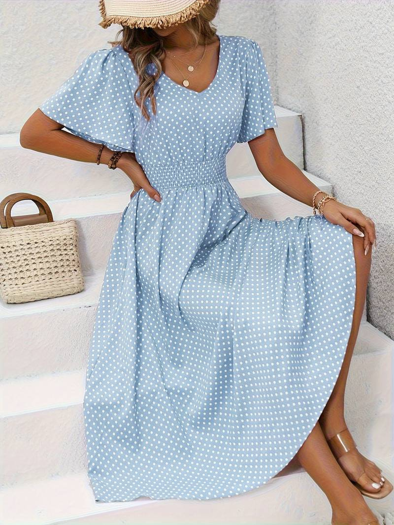 Valenzora | Airy midi summer dress Chic
