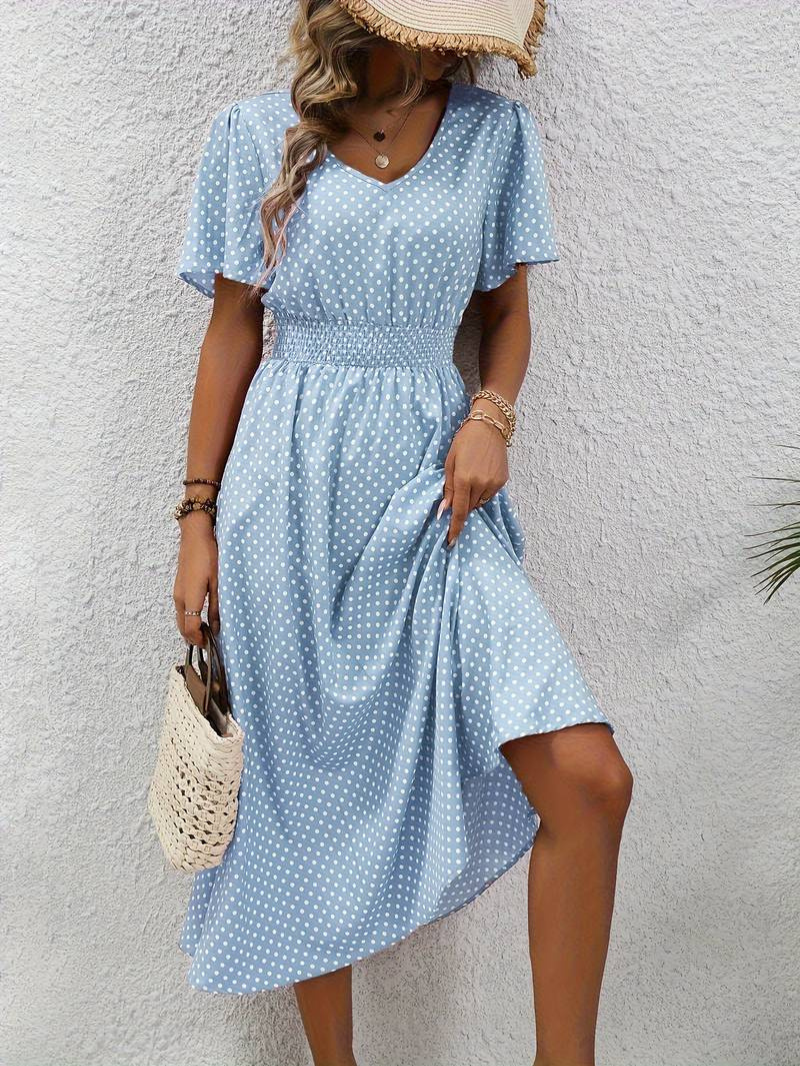 Valenzora | Airy midi summer dress Chic