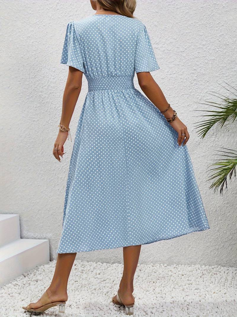 Valenzora | Airy midi summer dress Chic