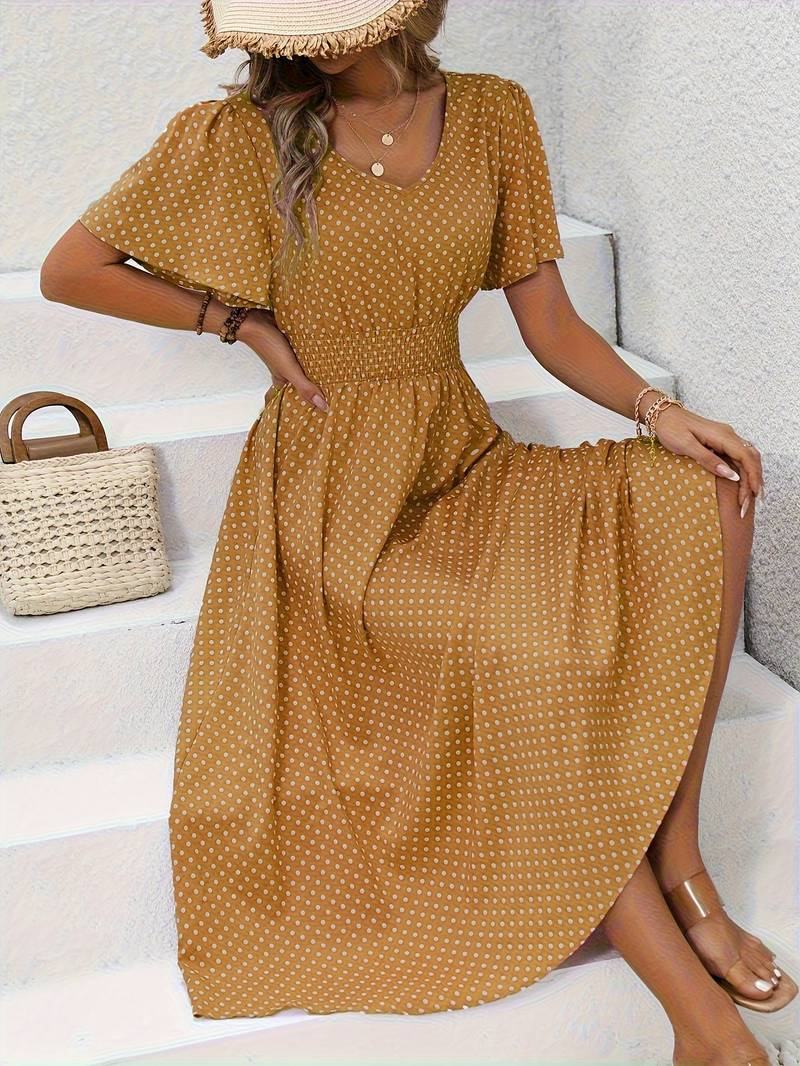 Valenzora | Airy midi summer dress Chic