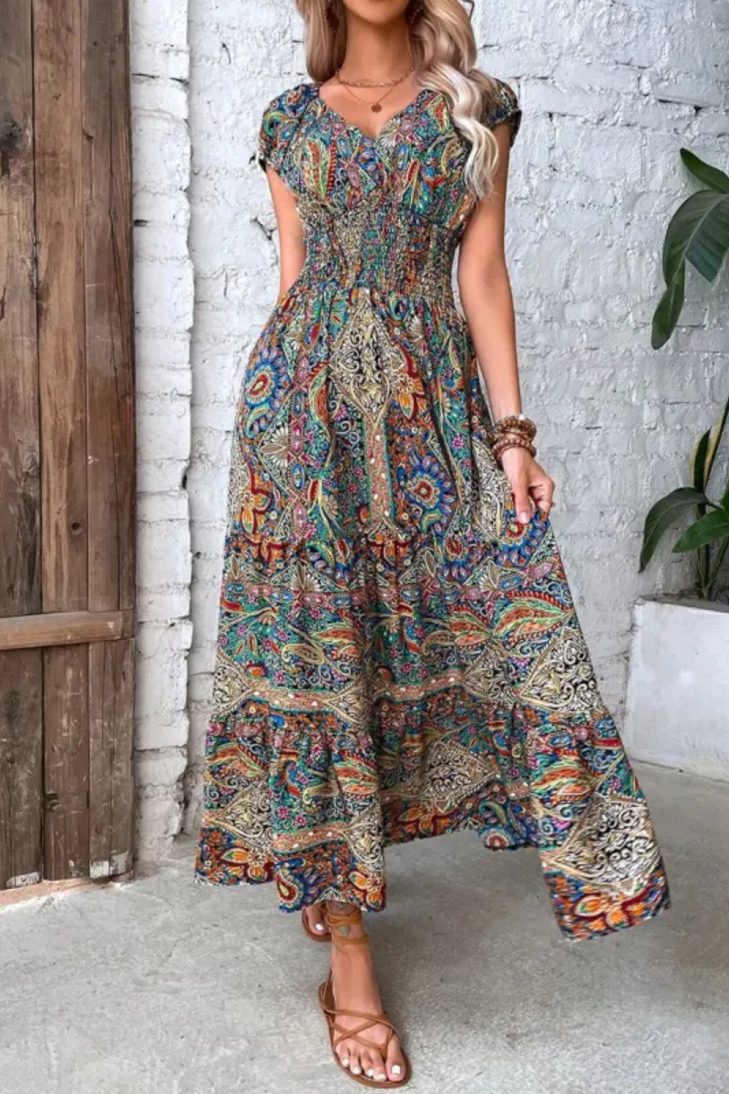 Valenzora | Luftiges Sommerkleid, leichtes Midi