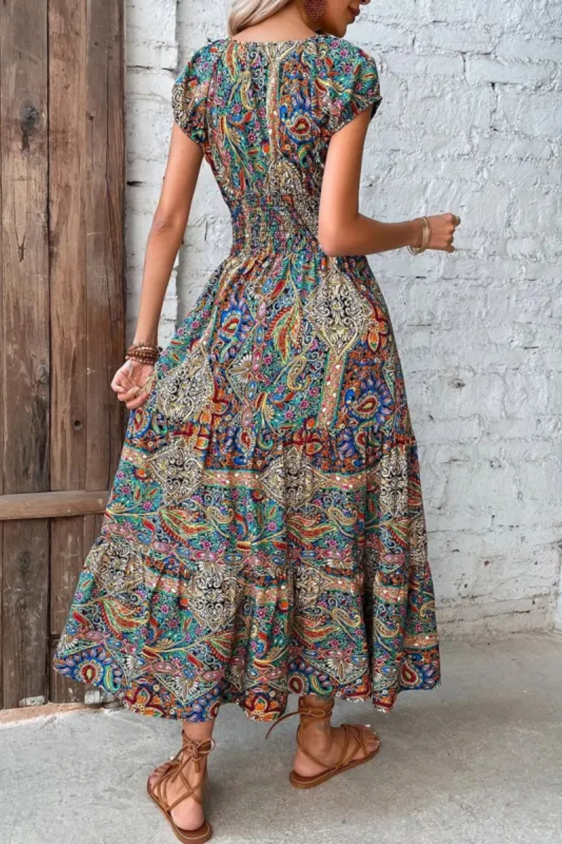Valenzora | Luftiges Sommerkleid, leichtes Midi